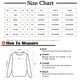 thumbnail image 3 of KIHOUT - Blusas casuales para mujer, liquidación 2024, moda clásica, estampado de letras, cuello en V, blusas básicas holgadas, camisetas de manga larga, blusas tipo túnica para otoño, 3 of 4