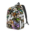 thumbnail image 2 of Dra_gon Ball Backpack Canvas Casual Lightweight Backpack Fashion Travel Backpack Laptop Backpack 17.7 Inch And15.7inch, 2 of 7