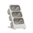 thumbnail image 2 of Caja De Almacenamiento De Plástico Caja organizadora de escritorio de plástico blanco con portalápices inclinado,organizador de papelería de 3 niveles para uso de oficina (1 pieza). Rkxzt, 2 of 6