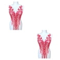 thumbnail image 4 of Injueey Los apliques de encaje de diamantes de imitación bordados con cuentas 3D de moda para proyectos de bricolaje con materiales son rojos rojo b 2piezas, 4 of 6