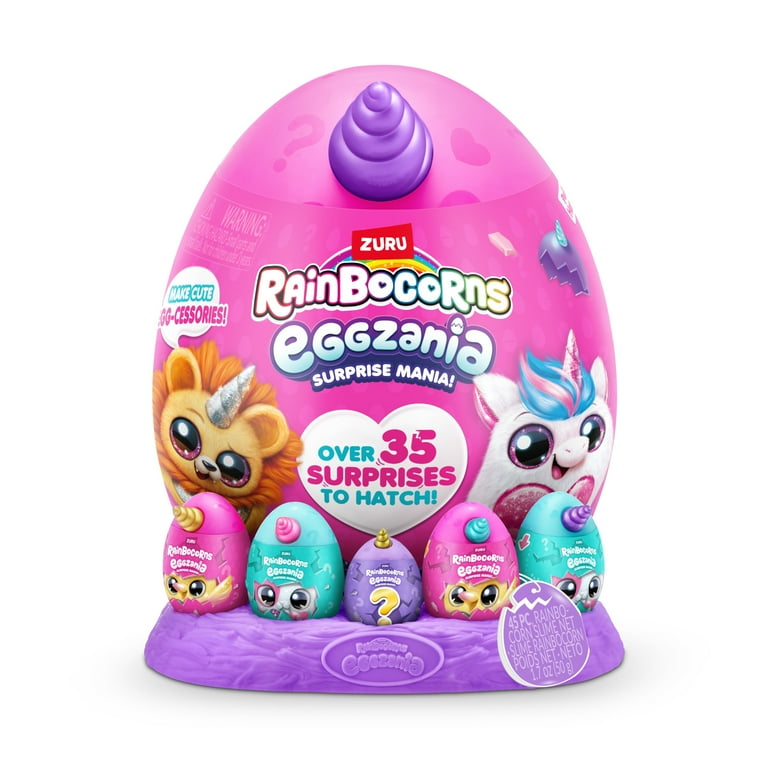 ZURU Rainbocorns Eggzania Surprise Toy with Over 20