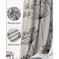 thumbnail image 6 of Farmhouse Dandelion Blackout Curtains for Bedroom - 84 Inch Long Light Blocking 2 Panels Set, Spring Modern Minimalist Country Flower Thermal Living Room Drapes Grommet Window Curtains 52"x84", 6 of 8