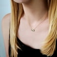 thumbnail image 2 of Women's Alex Woo Arizona Diamondbacks 16" Little Logo 14k Yellow Gold Necklace, 2 of 2