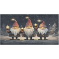 thumbnail image 7 of SKYSONIC Christmas Gnomes Soft Runner Rug Washable Non-Slip Room Rug Hallway Rug Runner for Entryway,Hallway,Bathroom,and Kitchen,39x20In, 7 of 7