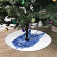thumbnail image 2 of FMSHPON Watercolor Wolf Xmas Christmas Tree Skirt Stand Mat for Holiday Party Decoration Indoor Outdoor 36 inches, 2 of 3