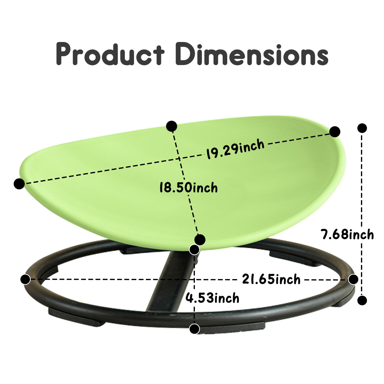 Kids Sensory Spinning Chair for Autism Ages 3+, Sit and Spin Swivel Chair for Kids with ADHD, Sensory Chairs for Autistic Children, Sensory Toys for Motion Sickness Relief, Balance Training