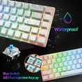 thumbnail image 3 of Magic-Refiner MK14 Wired 60% Mechanical Gaming Mini RGB Keyboard with Type C for PC,Laptop, 3 of 7