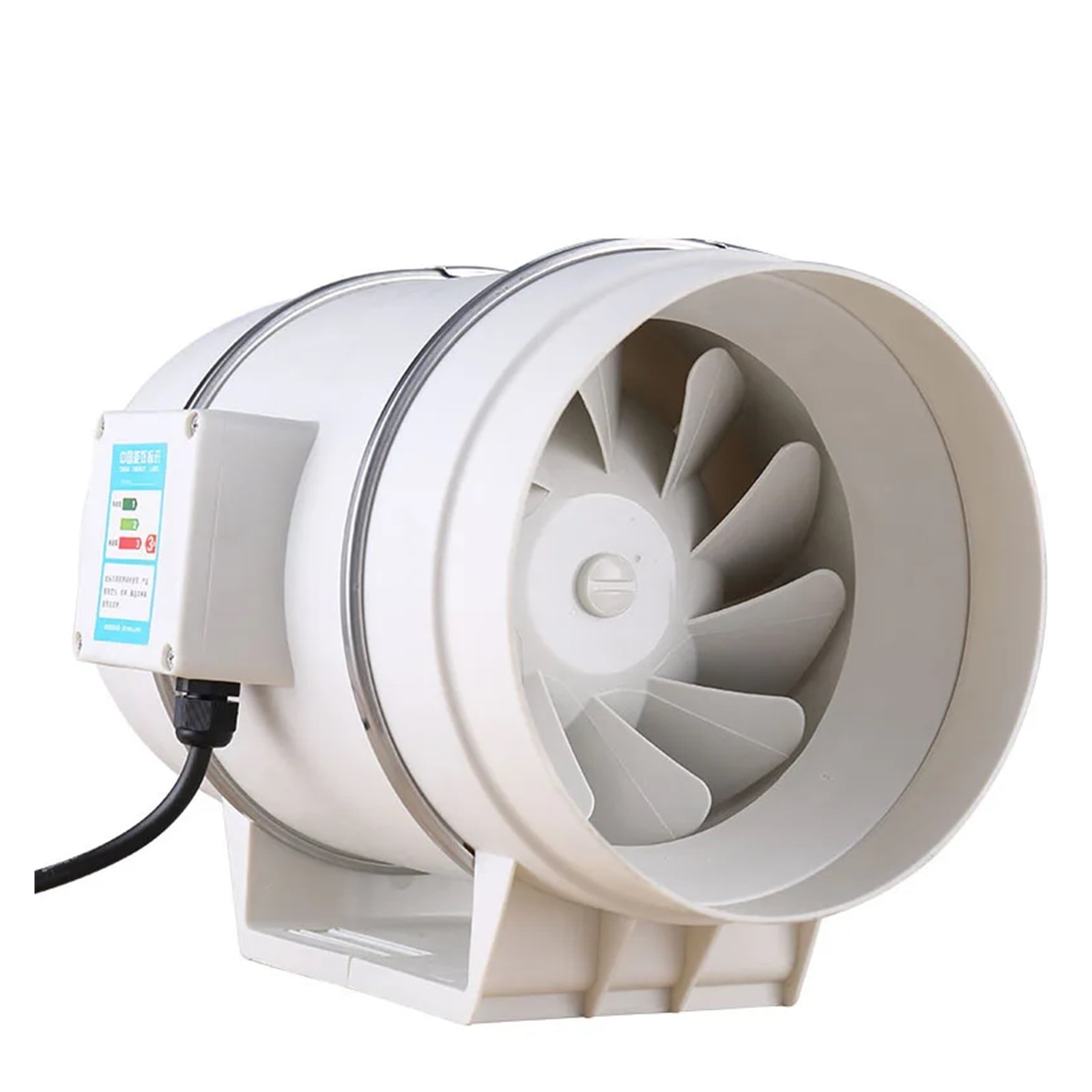 4/5/6 Inch Exhaust Fan Home Silent Inline Pipe Duct Fan Bathroom Extractor Ventilation Kitchen Toilet Wall Air Cleaning ,Energy-Efficient