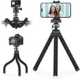 thumbnail image 1 of TEMOGU-Phone Tripod, Premium Flexible Phone Tripod with Remote and Phone Mount, Mini Tripod Stand for Camera, GoPro, 1 of 4