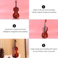 thumbnail image 5 of KAKOWELY 1Pc Mini Violin Music Box Rotating Violin Model Desktop Instrument Adornment,8.27X"X3.74"X3.74", 5 of 5