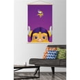 thumbnail image 2 of NFL Minnesota Vikings - S. Preston Mascot Victor 20 Wall Poster with Wooden Magnetic Frame, 22.375" x 34", 2 of 3