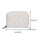 thumbnail image 3 of Cartera de cartera de organza con pestaña de anillo • Diseño de bordado minimalista • Bolsa de organización de identificación fina para hombres y mujeres, 3 of 3