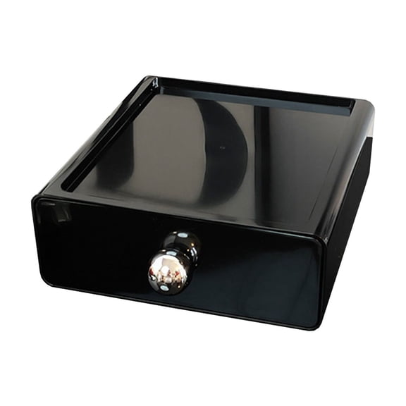 Btomtd Home Daily Use Drawer for Desktop Organization, Cosmetic Organiser Storage Box and Office Shelf, Multi Purpose Desk Storage Containers, Size 2L, Black