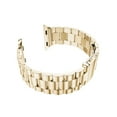 thumbnail image 4 of FIEWESEY  Band Compatible with Apple Watch 42mm 44mm 45mm, Premium Stainless Steel Metal Replacement Adjustable Wristband Strap for iWatch Series 7/6/5/4/3/2/1/SE Women Men(Gold), 4 of 6