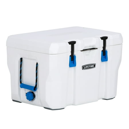 Lifetime New 55 Qt. High Performance Polyethylene Cooler, White (90895)