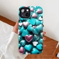 thumbnail image 2 of Heart - shaped Glitter Heart iPhone Case for Valentine’s Day Lovers, Compatible with iPhone 11/12/13/14/15/16 (Pro Max/Plus), 2 of 9