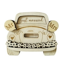 GiLiling Wedding Card Money Box Gift Greeting Money for Newlyweds Wooden Packaging Gift Money to Put Money Decoration Wedding, Wooden Crafts Wooden Wedding Purse