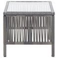 thumbnail image 5 of vidaXL 4 Piece Garden Lounge Set with Cushion Poly Rattan Anthracite, 5 of 5