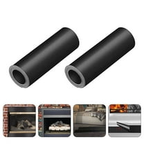 UPOUART 2Pcs Magnetic Fireplace Draft Stopper Black Indoor Vent Cover for Block Cold Air