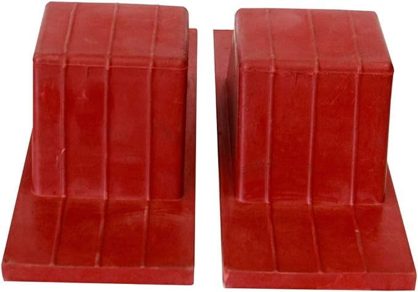 AMBER Durable Rubber Starting Blocks - Premium Track & Field Indoor Starting Block Set (1 Pair) for Enhanced Performance