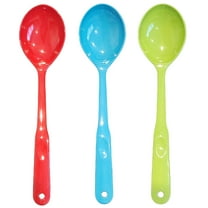 Handy Housewares 12.5" Long Handled Colorful Melamine Basting / Serving Spoon - All 3 Colors