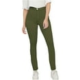 thumbnail image 2 of Green Women's Casual Pants, Fashion Leggings Women Waist Pants Trousers Butt High Pants,Women's Casual Pants M, 2 of 5