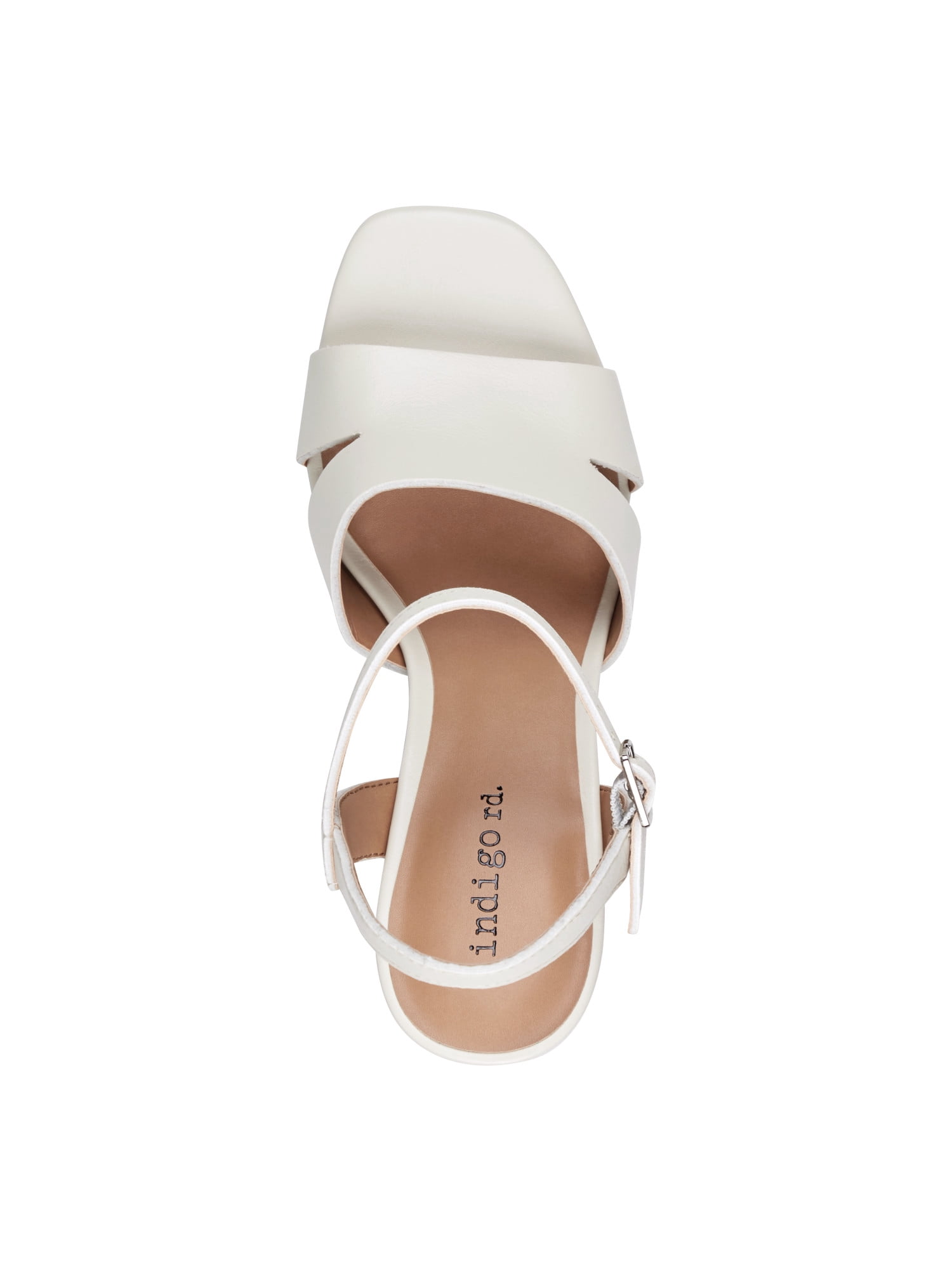 indigo rd Women's Antia Block Heel Sandal with Ankle Strap