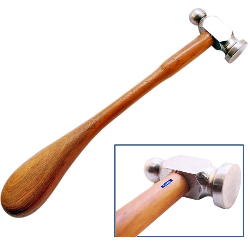 Jewelry Chasing Hammer 11/8" Flat Face Repousse Hammers Silversmith