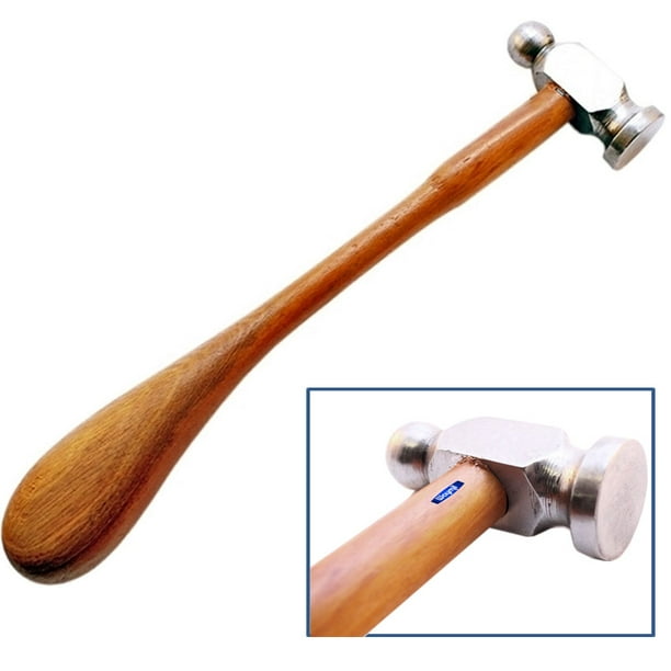 Jewelry Chasing Hammer 11/8" Flat Face Repousse Hammers Silversmith Goldsmith