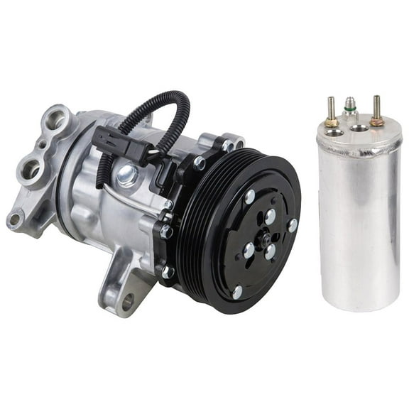 AC Compressor & A/C Drier For Dodge Dakota 2000 2001 2002 2003 w/ 4.7L V8 - BuyAutoParts