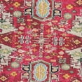 thumbnail image 6 of SAFAVIEH Monaco Amilia Overdyed Geometric Area Rug, Fuchsia/Light Grey, 6'7" x 6'7" Round, 6 of 7