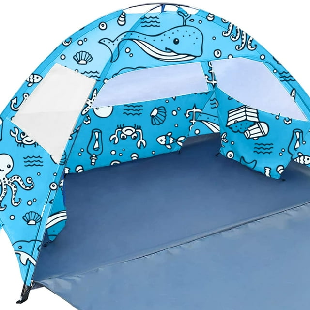 Carpa de playa ANJ Outdoors Ocean World 2 en 1 para 3-4 personas