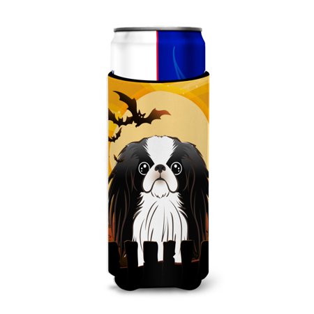 

Carolines Treasures BB1788MUK Halloween Japanese Chin Ultra Beverage Insulators for slim cans Slim Can multicolor