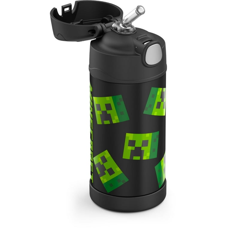 THERMOS MINECRAFT 16oz FUNTAINER WATER BOTTLE WITH BAIL HANDLE