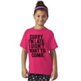 thumbnail image 3 of I Didn't Want to Come Introvert Funny Crewneck T Shirts Boy Girl Teen Brisco Brands X, 3 of 6