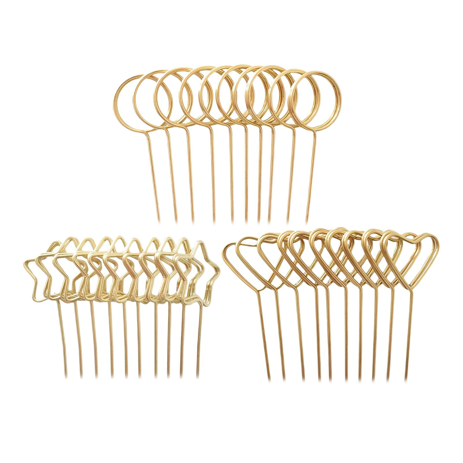 Metal Place Card Holders, Gift Card Holder, Flower Picks Clip Table