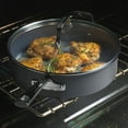 thumbnail image 4 of Emeril Lagasse 62928 Nonstick Hard Anodized Covered Deep 5 Quart Saute Pan, Gray, 4 of 7
