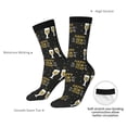 thumbnail image 6 of Honeii Happy New Year Print Adult Socks,Crew Socks,Casual Calf Socks,Daily Wear Socks for Men & Women, Perfect for Sports, Casual and Everyday Use, 6 of 6