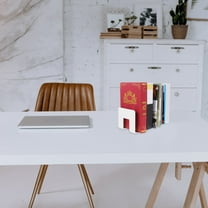 MLINS  File Storage Rack Shelving Units with Students Books Organizer Bookshelves Shelf