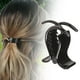 thumbnail image 5 of Pinza para el pelo francesa, accesorios para peinar el cabello, agarre antideslizante, tocado para la mandíbula, cola de caballo Negro, 5 of 9