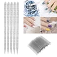 thumbnail image 5 of Nail Care Sticks, 100pcs Nail Cuticle Pusher Nail Drilling for Nail Techniques for Home Use for Nail Salon(black), 5 of 5