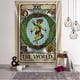 thumbnail image 1 of Tapiz de Tarot de brujería India, adivinación mística, colgante de pared, Tapiz psicodélico, tapices de brujería, decoración de habitación, manta de pared Fivean unisex, 1 of 2