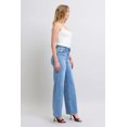 thumbnail image 5 of Womens Wide Leg High Waist Jeans with Pockets Relaxed Fit Durable Everyday Wear Trendy Versatile Denim Pants Casual, 5 of 10