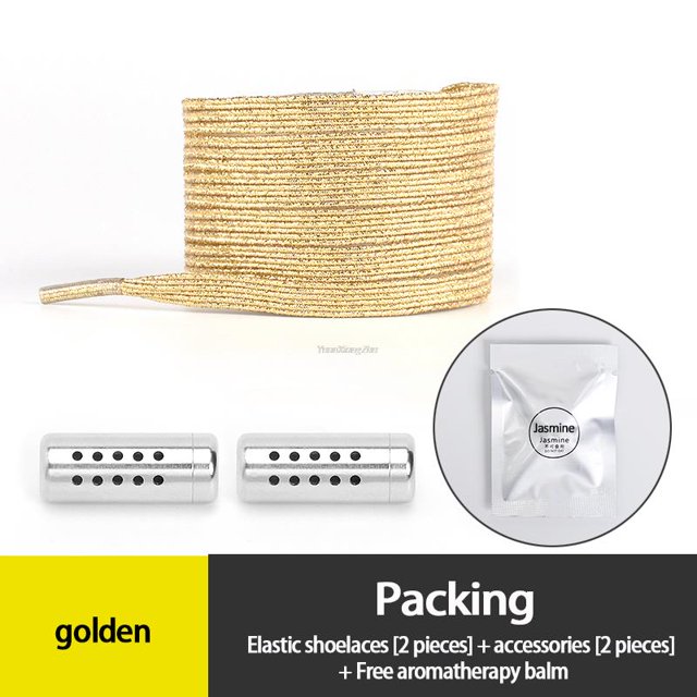 2022 Aroma No Tie Cordones de zapatos Cordones elásticos Zapatillas de deporte Cordones de zapatos planos sin corbatas Niños Adultos Quick Shoelace Bandas de goma para zapatosEstados Unidos Gao Jinjia LED
