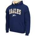 thumbnail image 2 of Men's Colosseum Navy Georgia Southern Eagles Arch and Logo Pullover Hoodie, 2 of 3
