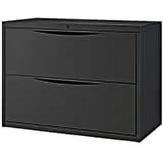 36" W Premium Lateral File Cabinet, 2 Drawer, Black - image 3 of 3
