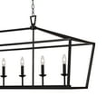 thumbnail image 4 of Trans Globe Lighting 10267 Lacey 6 Light 49" Wide Linear Chandelier - Silver, 4 of 7