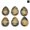 Tiger Eye, variant on 7pcs Crystal Stone Gems Drop Hand Seven Chakra Energy Reiki Healing Pendant-Rock Quartz