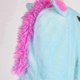 thumbnail image 4 of Hooded Animal Print Bathrobe with Unicorn Design for Kids and Adults, 4 of 5