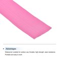 thumbnail image 3 of Lightweight Polypropylene Webbing Strap 5cm 10 Yard Backpack Strapping Band Rose Red for Luggage Cargo Straps, 3 of 5